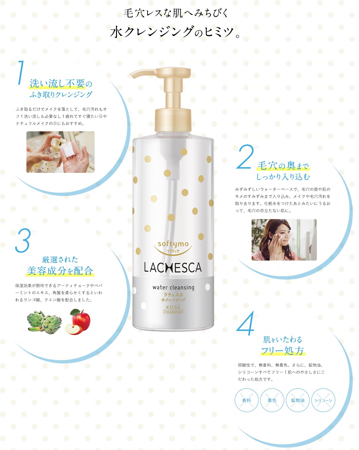 Amazon | KOSE ソフティモ ラチェスカ 水クレンジング 360ml